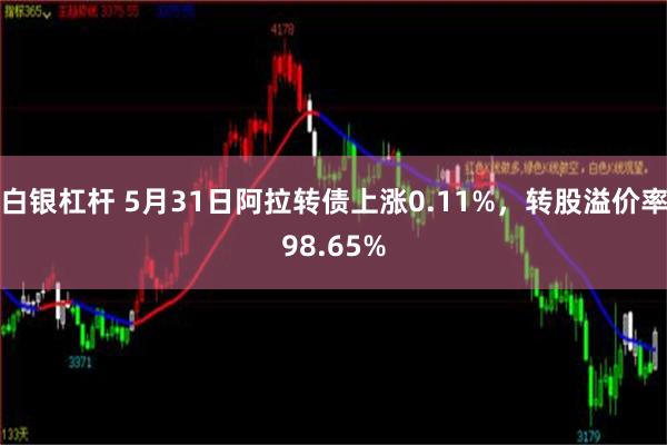 白银杠杆 5月31日阿拉转债上涨0.11%，转股溢价率98.65%