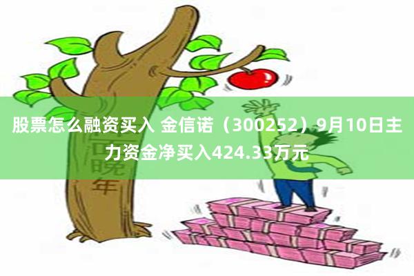 股票怎么融资买入 金信诺（300252）9月10日主力资金净买入424.33万元